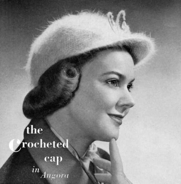 The Chrocheted Cap in Angora