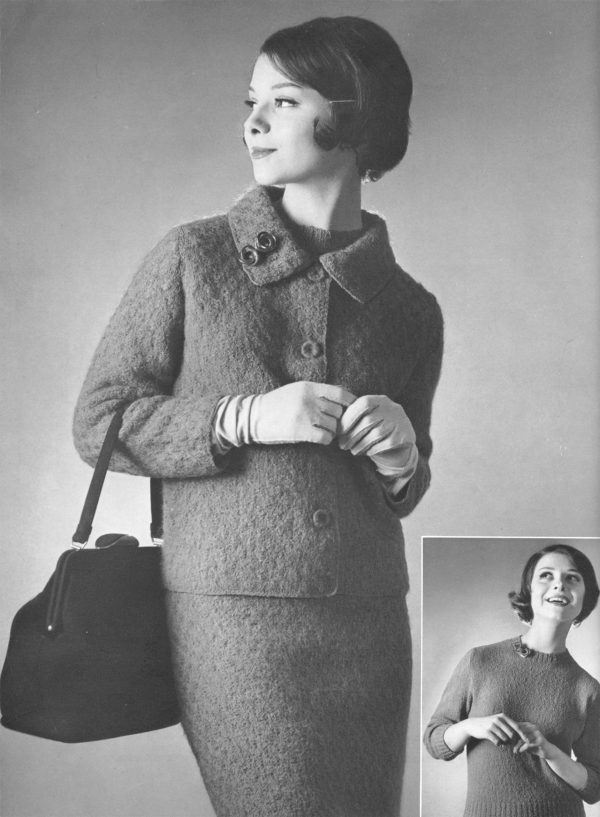 "Jackie O" 3-piece Knitted Suit