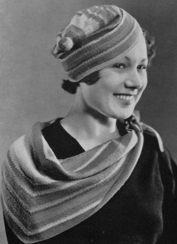 Cowl Scarf & Clown Hat