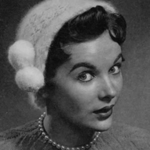 Angora Crocheted Cloche