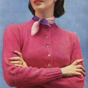 Ladies' Fitted Classic Cardigan with Variations