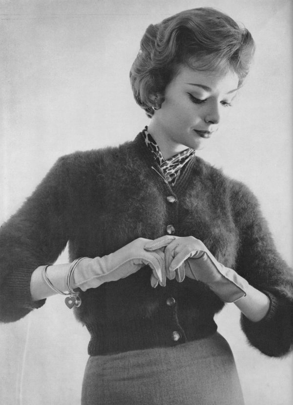 Fuzzy Angora Jacket