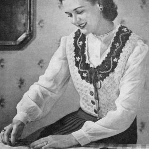1940s Peasant Gal Waistcoat