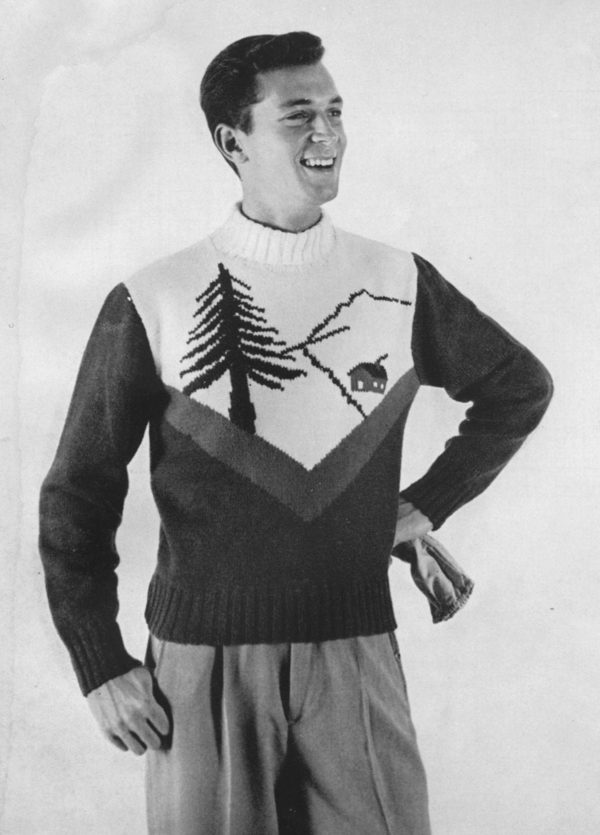 Men's Pine House Ski Sweater - Image 2