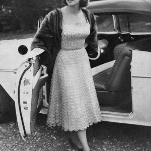 "Organdie" Ribbon Dress Pattern