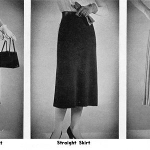 3-4-1: Pleated, Straight & Ribbed Skirt